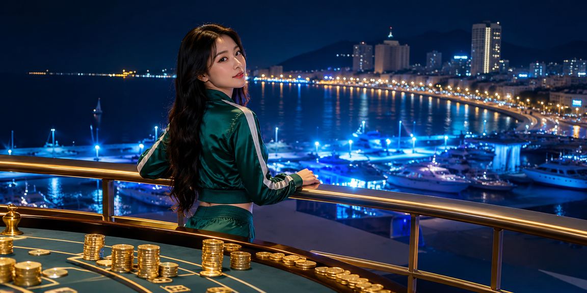 Cảnh biển Vũng Tàu với người dùng chơi baccarat trên ứng dụng army2